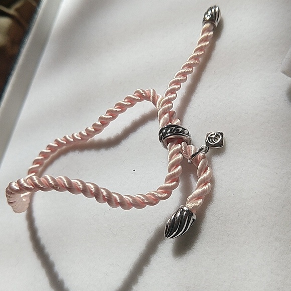 David Yurman | Jewelry | David Yurman Silk Cord Rope Bracelet Pink ...